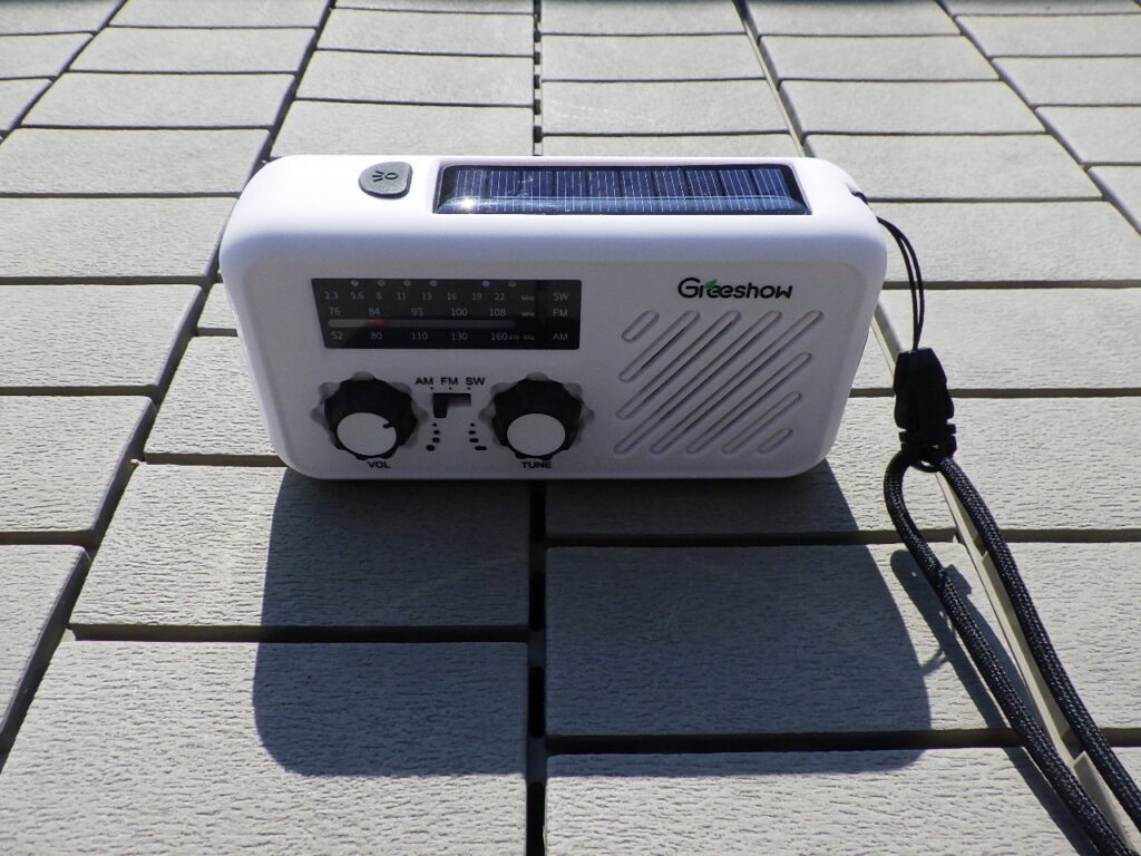 Greeshow GS-297のソーラー発電