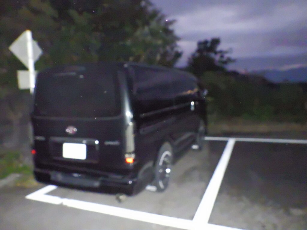 枝折峠の第二駐車場