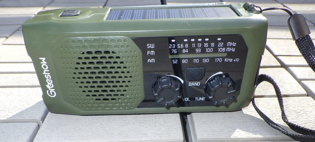 Greeshowの防災ラジオ「GS-298」